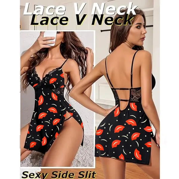 Hotblack_Satin,Lycra_Premium_Lingerie_For_Women