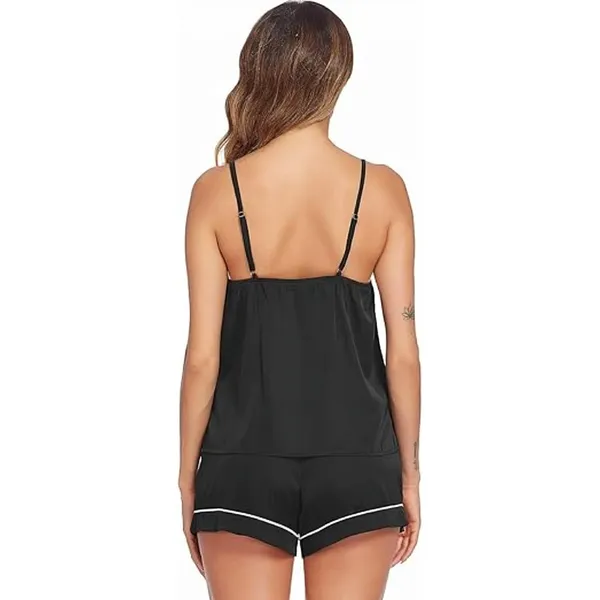 Black_Satin,Lycra_Premium_Nightgown_Dress_For_Women