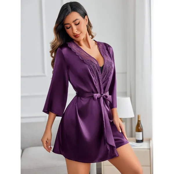 Purple_Satin,Lace_Premium_Robe_For_Women