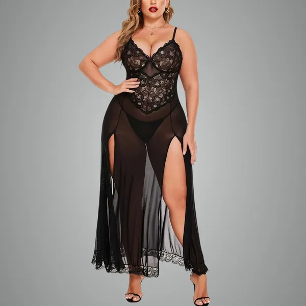 Black_Net_Premium_Babydoll_Dress_For_Women