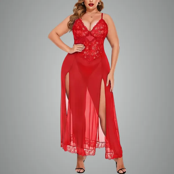Red_Net_Premium_Babydoll_Dress_For_Women