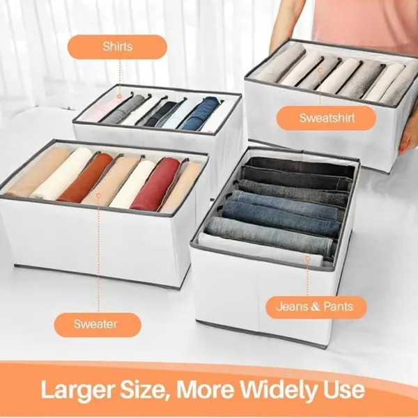 White_Non_Woven_Cotton_Premium__Storage_Box_For_Home