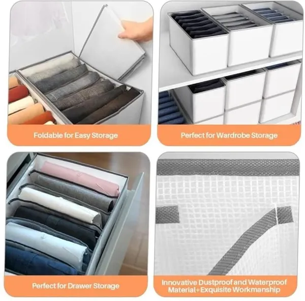 White_Non_Woven_Cotton_Premium__Storage_Box_For_Home__(Pack_Of_3)