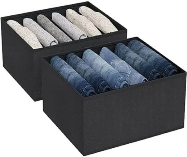 Black_Non_Woven_Cotton_Premium__Storage_Box_For_Home__(Pack_Of_2)