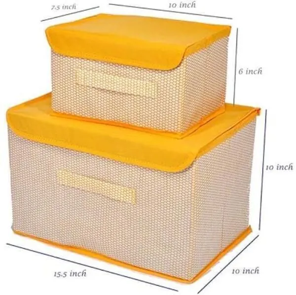 Yellow_Non_Woven_Cotton_Premium__Storage_Box_For_Home__(Pack_Of_2)