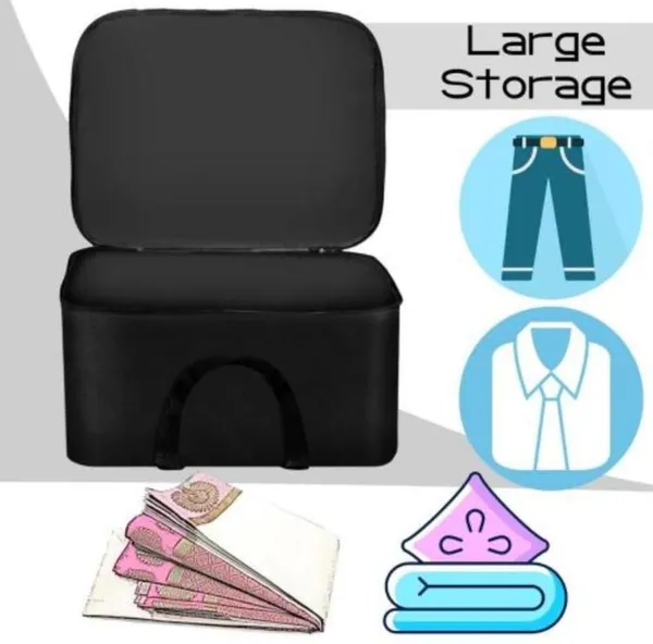 Black_Non_Woven_Premium_Blanket_Storage_Bag_Garment_Cover_For_Home__(Pack_Of_2)