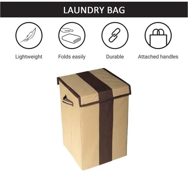 Beige_&_Brown_Non_Woven_Premium_Laundry_Basket_Laundry_Basket_For_Home