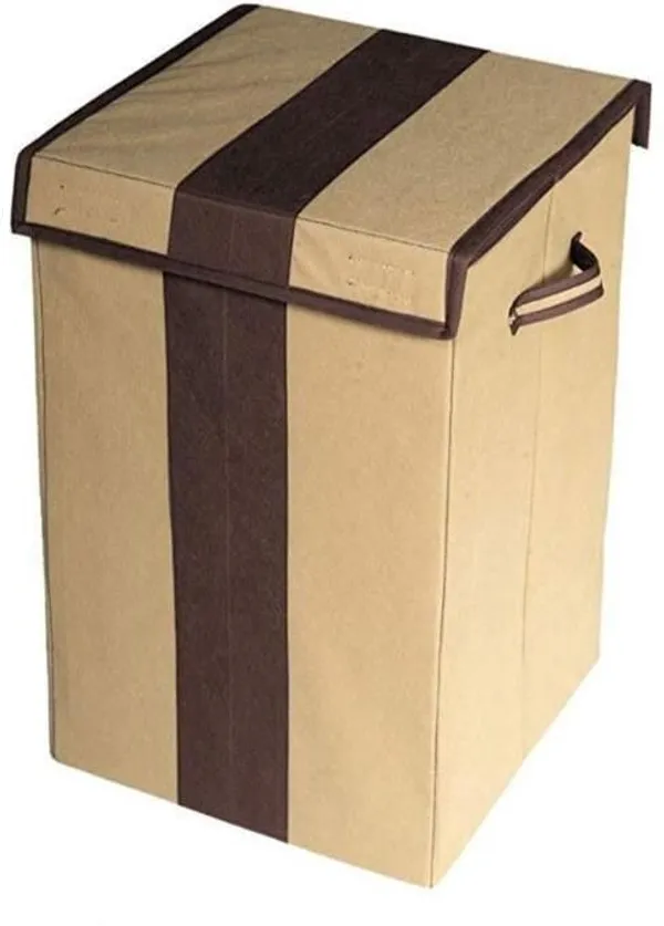 Beige_&_Brown_Non_Woven_Premium_Laundry_Basket_Laundry_Basket_For_Home