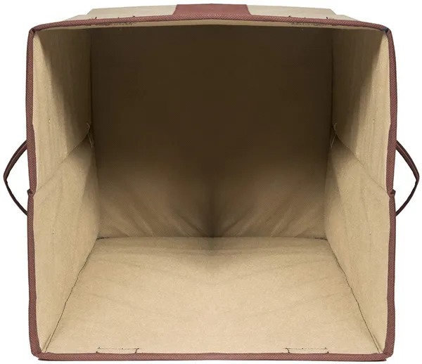 Beige_&_Brown_Non_Woven_Premium_Laundry_Basket_Laundry_Basket_For_Home__(Pack_Of_2)