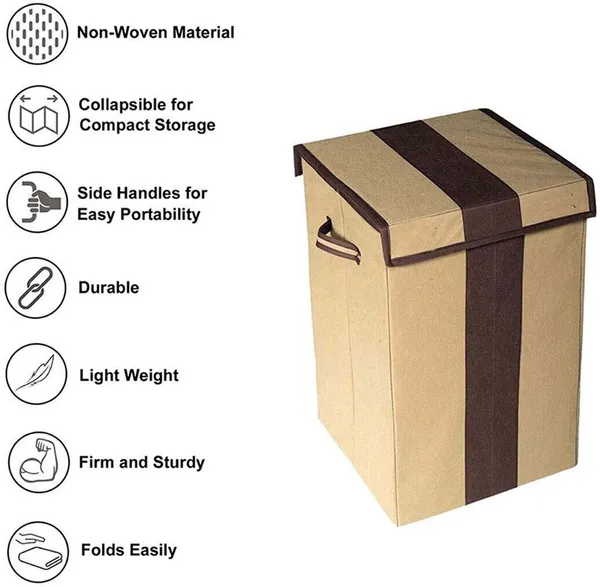 Beige_&_Brown_Non_Woven_Premium_Laundry_Basket_Laundry_Basket_For_Home__(Pack_Of_2)