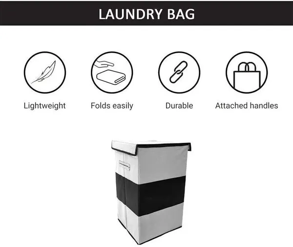 Black_&_Grey_Non_Woven_Premium_Laundry_Basket_Laundry_Basket_For_Home