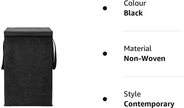 Black_Non_Woven_Premium_Laundry_Basket_Laundry_Basket_For_Home__(Pack_Of_2)