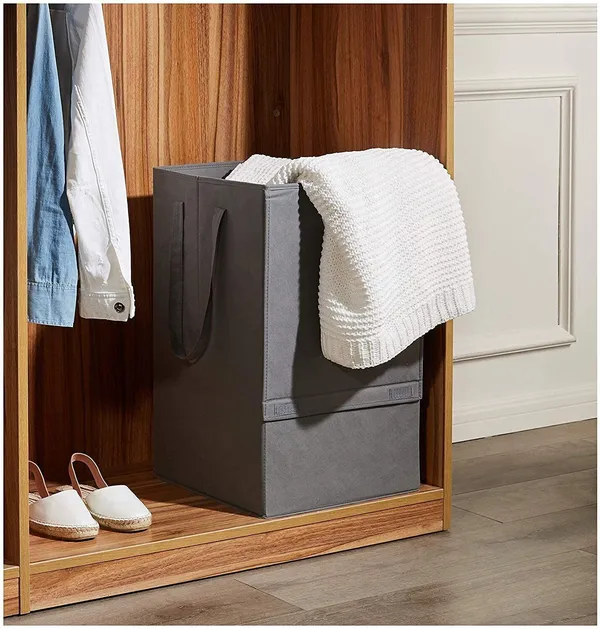 Grey_Non_Woven_Premium_Laundry_Basket_Laundry_Basket_For_Home__(Pack_Of_2)
