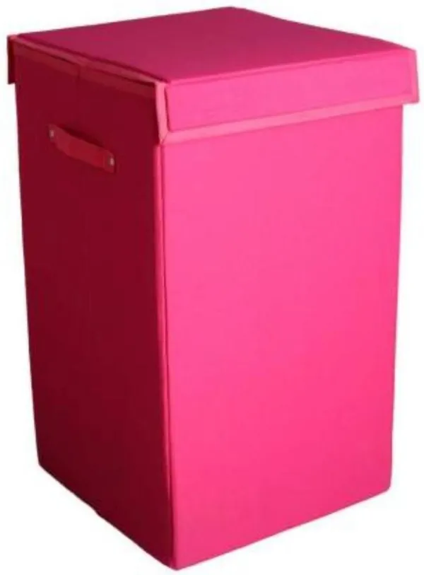 Pink_Non_Woven_Premium_Laundry_Basket_Laundry_Basket_For_Home