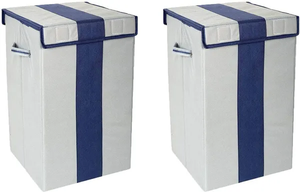 Blue_&_Grey_Non_Woven_Premium_Laundry_Basket_Laundry_Basket_For_Home__(Pack_Of_2)