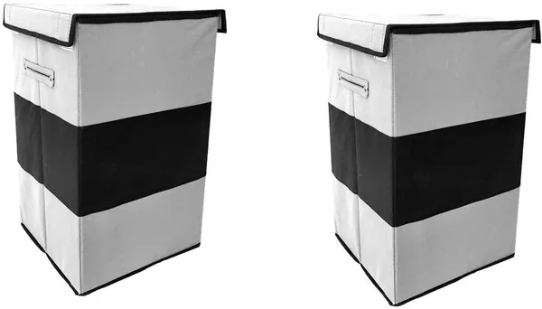 Grey_&_Black_Non_Woven_Premium_Laundry_Basket_Laundry_Basket_For_Home