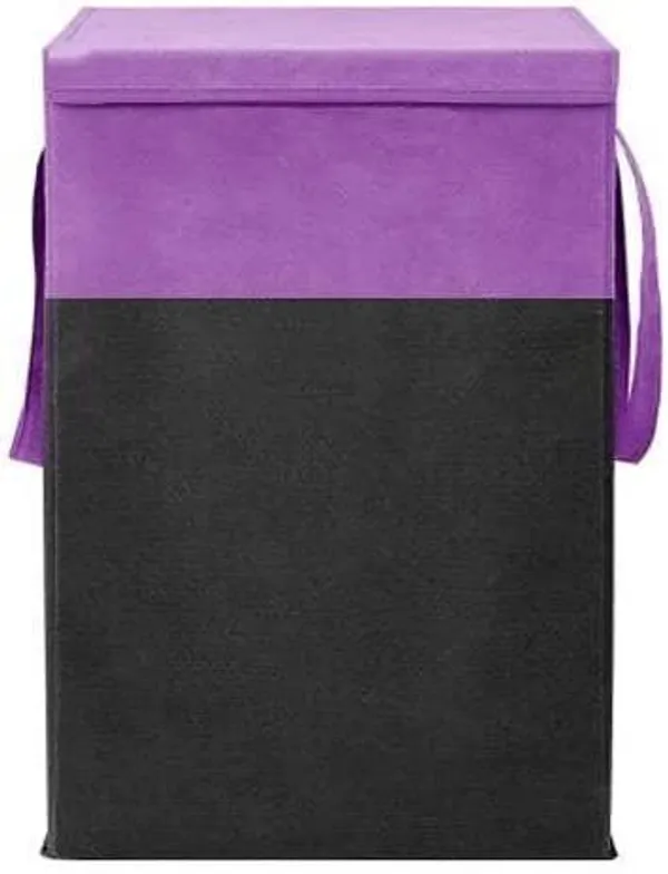 Purple_&_Black_Non_Woven_Premium_Laundry_Basket_Laundry_Basket_For_Home