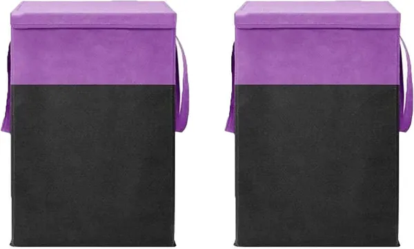 Purple_&_Black_Non_Woven_Premium_Laundry_Basket_Laundry_Basket_For_Home__(Pack_Of_2)