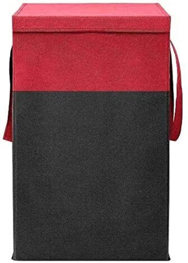 Red_&_Black_Non_Woven_Premium_Laundry_Basket_Laundry_Basket_For_Home
