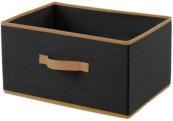 Black_Non_Woven_Premium_Rectangular_Storage_Box_Garment_Cover_For_Home