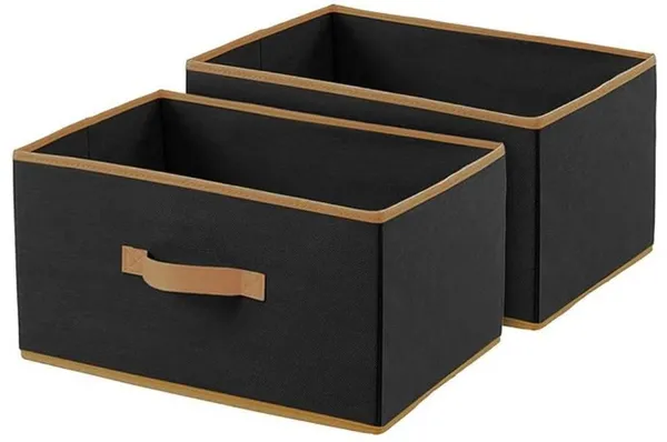 Black_Non_Woven_Cotton_Premium__Storage_Box_For_Home__(Pack_Of_2)