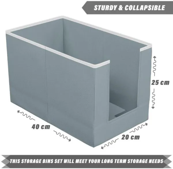 Grey_Non_Woven_Premium_Shirt_Stacker_Organizer_Garment_Cover_For_Home