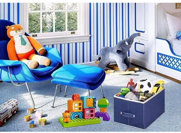 Blue_Non_Woven_Premium_Storage_Box_with_Lid_Garment_Cover_For_Home__(Pack_Of_3)