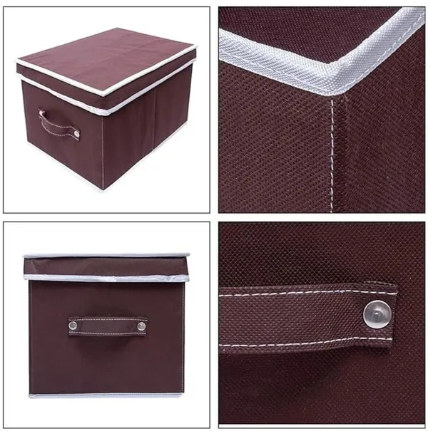 Brown_Non_Woven_Premium_Storage_Box_with_Lid_Garment_Cover_For_Home__(Pack_Of_2)