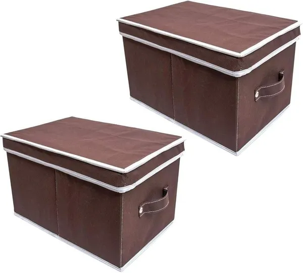 Brown_Non_Woven_Premium_Storage_Box_with_Lid_Garment_Cover_For_Home__(Pack_Of_2)