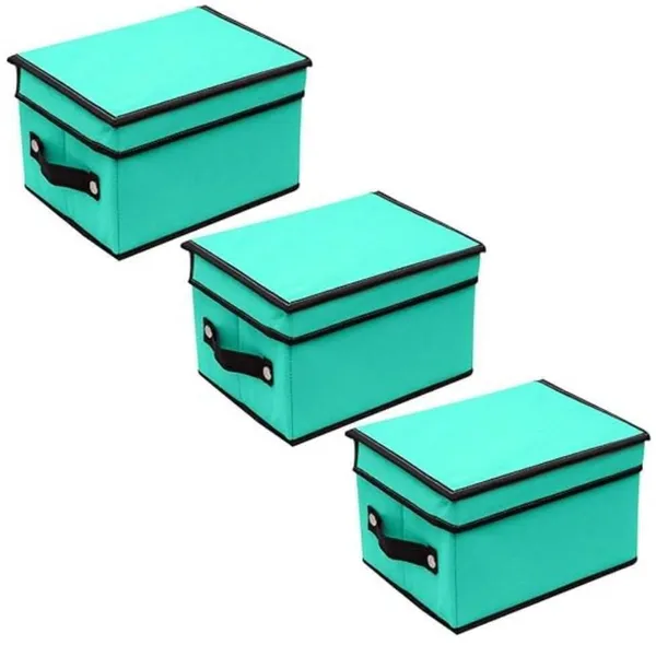 Green_Non_Woven_Cotton_Premium__Storage_Box_For_Home__(Pack_Of_3)