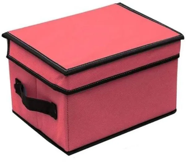 Red_Non_Woven_Cotton_Premium__Storage_Box_For_Home