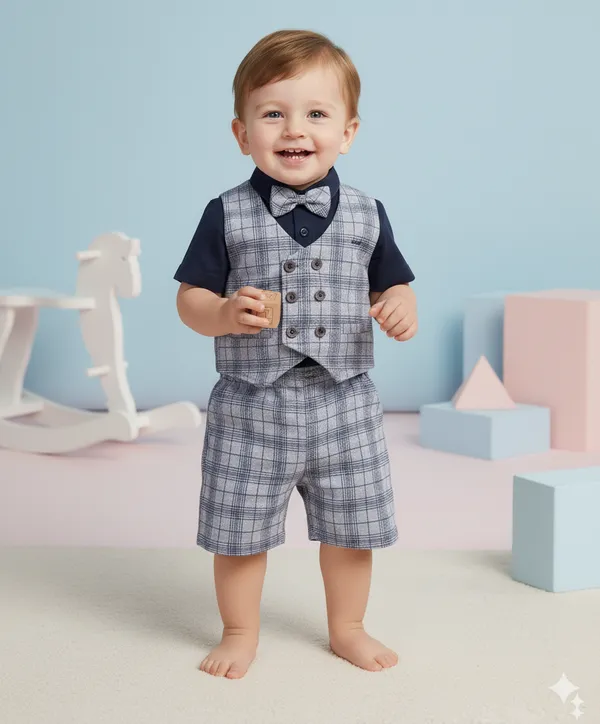 Navy_Blue_Cotton_Blend_Checkered_Shirt_For_Baby_Boys