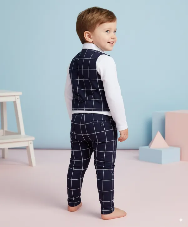 Blue_And_White_Cotton_Blend_Checkered_Shirt_For_Baby_Boys