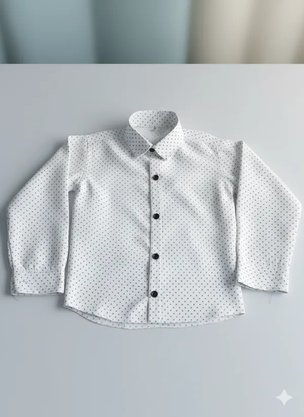 Green_Cotton_Blend_Solid_Shirt_For_Baby_Boys