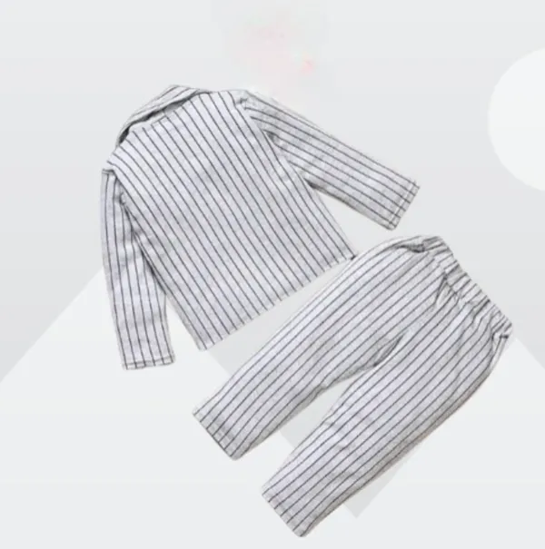 White_And_Black_Cotton_Suit_For_Kid