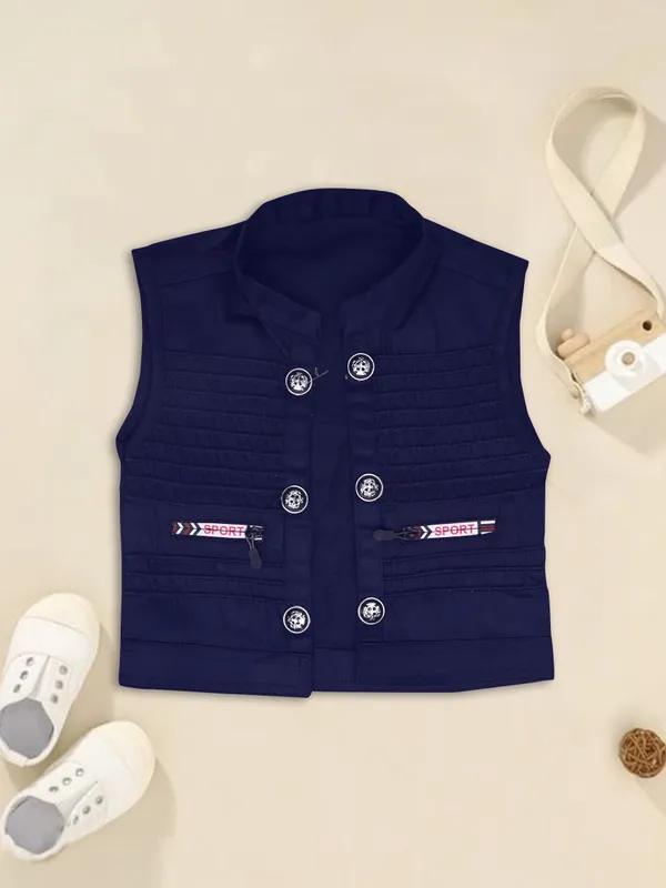 Blue_Cotton_Blend_Printed_Shirt_For_Baby_Boys