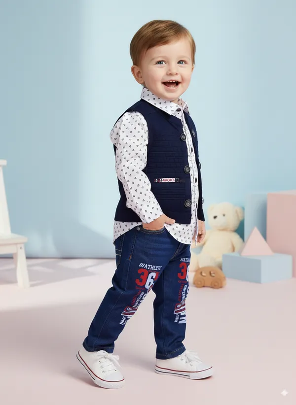 Blue_Cotton_Blend_Printed_Shirt_For_Baby_Boys