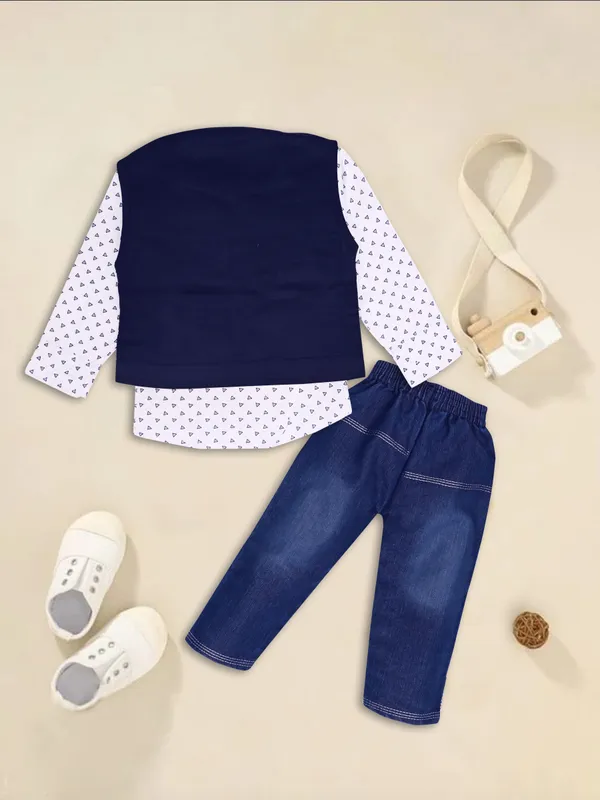 Blue_Cotton_Blend_Printed_Shirt_For_Baby_Boys