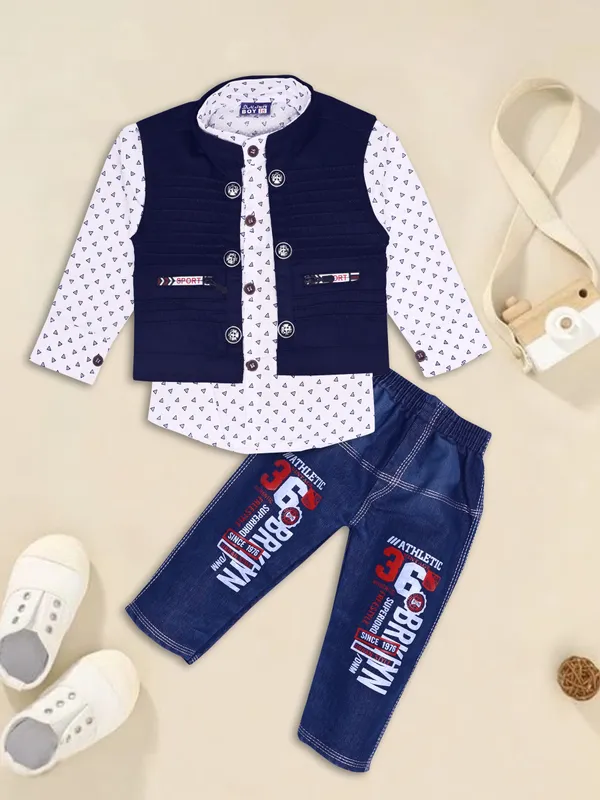 Blue_Cotton_Blend_Printed_Shirt_For_Baby_Boys
