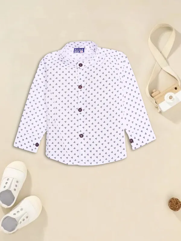 Blue_Cotton_Blend_Printed_Shirt_For_Baby_Boys