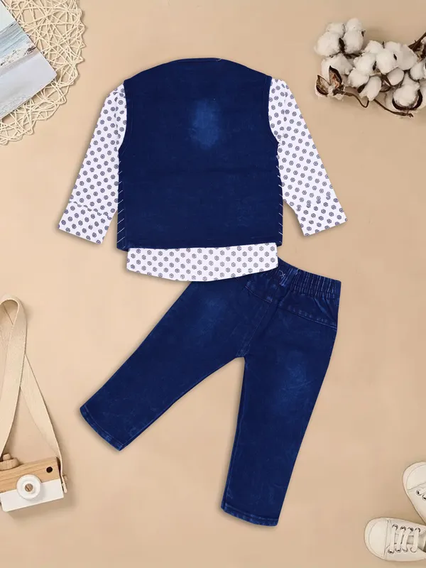 Blue_Cotton_Blend_Printed_Shirt_For_Baby_Boys