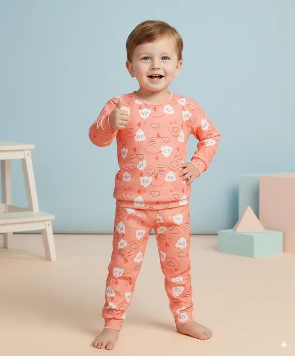 Peach_Cotton_Top_&_Pyjama_Set_For_Baby_Boys_&_Baby_Girls