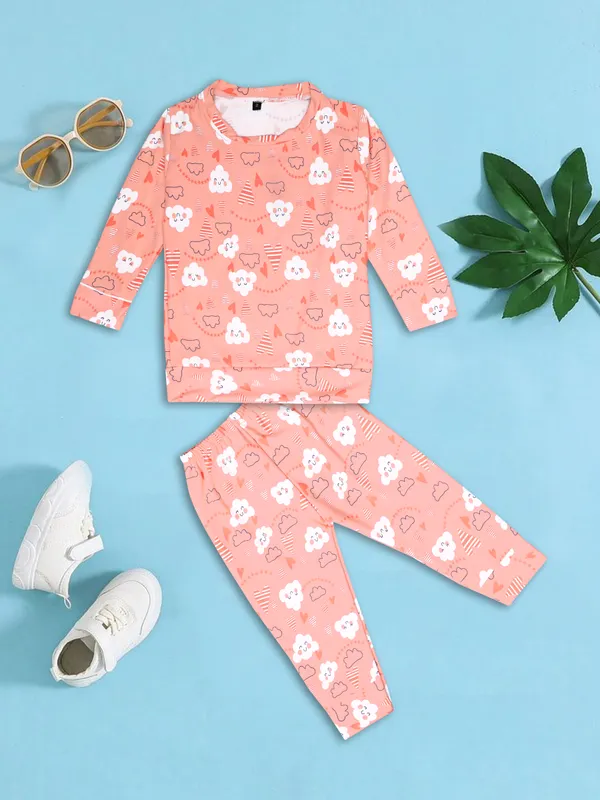 Peach_Cotton_Top_&_Pyjama_Set_For_Baby_Boys_&_Baby_Girls