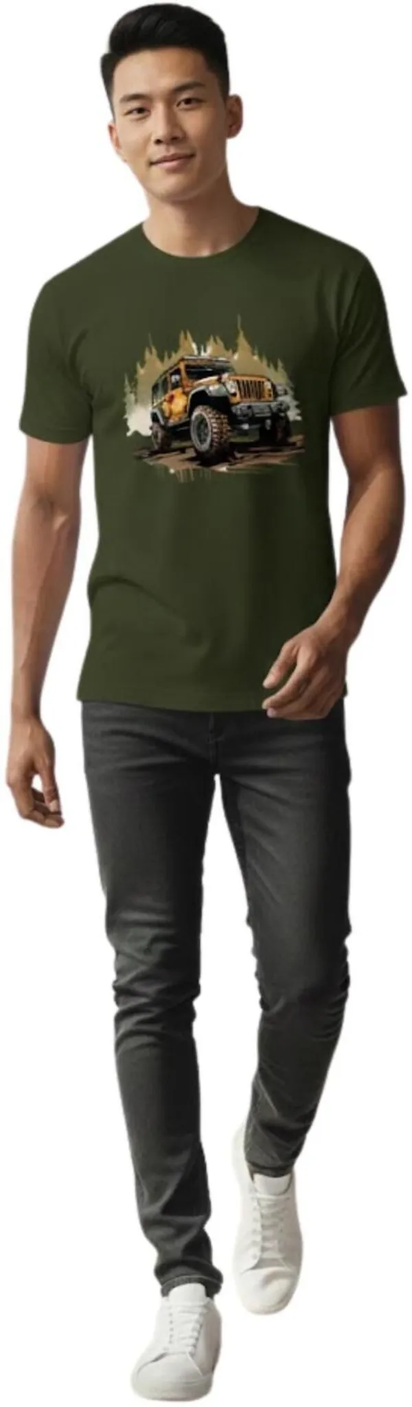 Dark_Green_Pure_Cotton_Printed_Round_Neck_Tshirt_For_Men