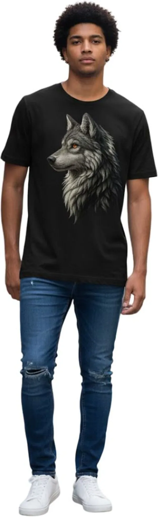 Black_Pure_Cotton_Self_Design_Round_Neck_Tshirt_For_Men