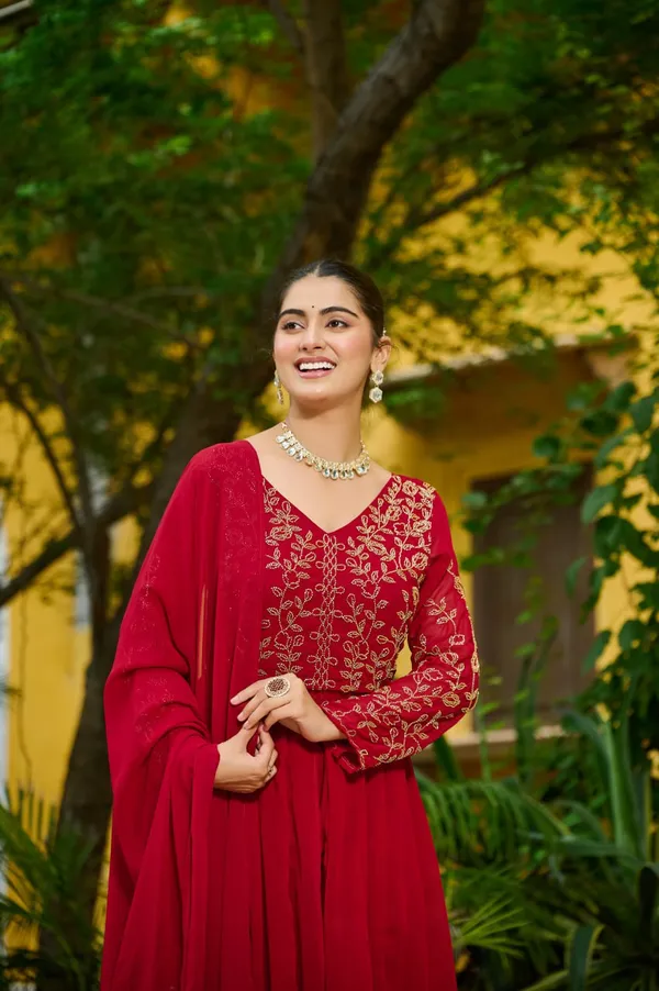 Red_Premium_Synthetic_Kurtis_Pant_For_Women