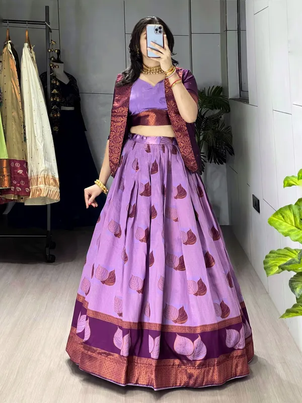 Wine_Premium_Synthetic_Lehenga_Choli_For_Women
