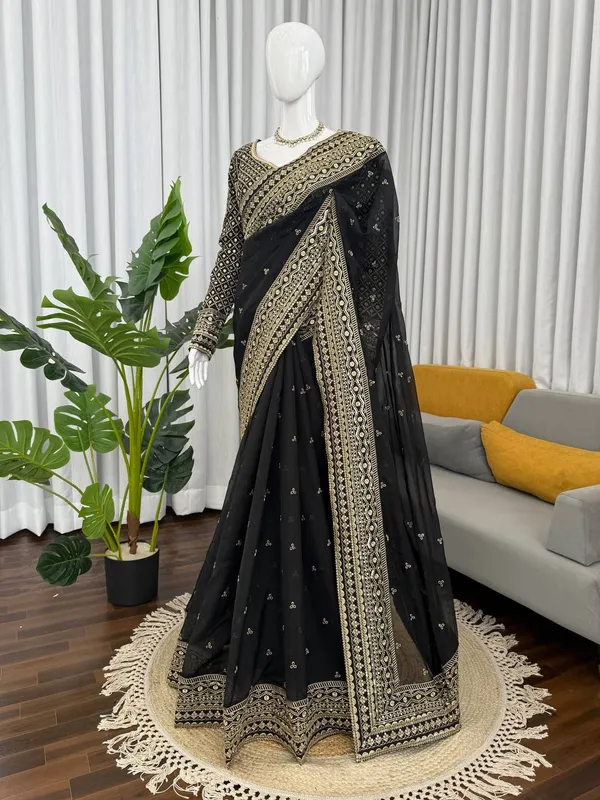 Black_Premium_Tibbysilk_Sarees_For_Women