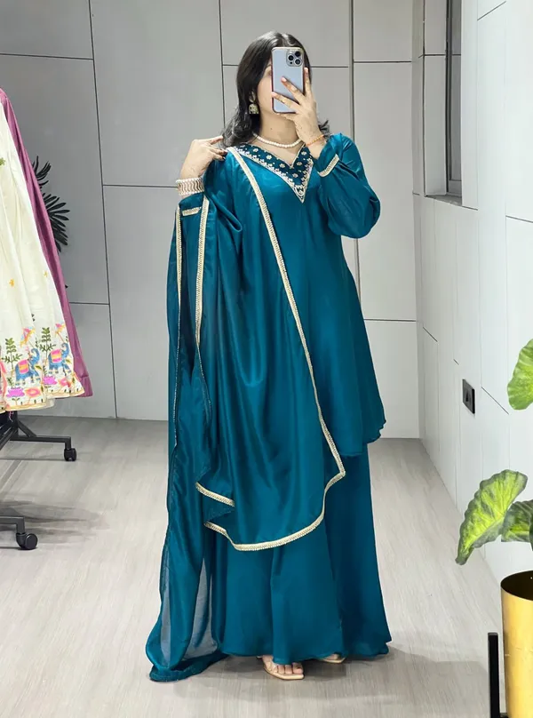 Rama_Peacock_Blue_Elegant_Plazo_Suit_Set_For_Women