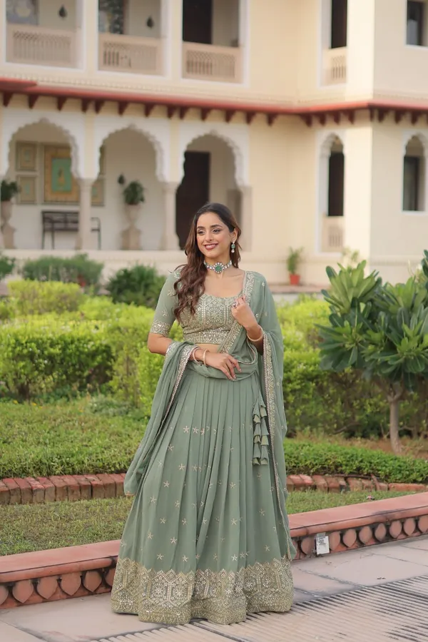 Sky_Blue_Vichitrasilk_Lehenga_Choli_For_Women